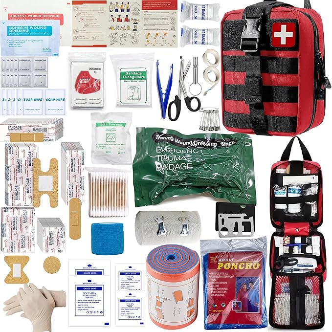 Universal IFAK Trauma First Aid Kit Molle Pouches Emergency Survival Kit by Unknown