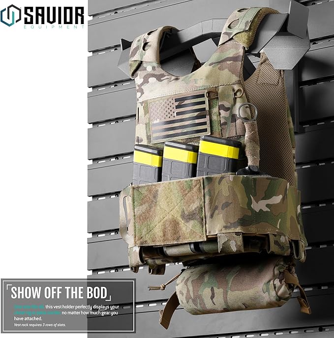 Savior Equipment Wall Rack System H.A.B Attachment Tactical Gear Wall Mount - Image 4