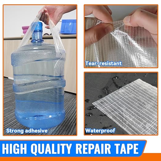 Tikfoam RV Awning Repair Tape for Tarp, Boat Covers, Tear Repair Patch Kit - Image 4