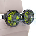 Hayousui USB Car Cooling Fans for Backseat: Dual Head Car Fan for Kids 3 Speeds by Hayousui