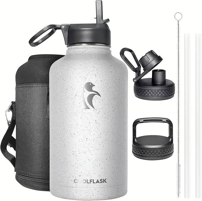 Half Gallon Water Bottle Insulated by Coolflask