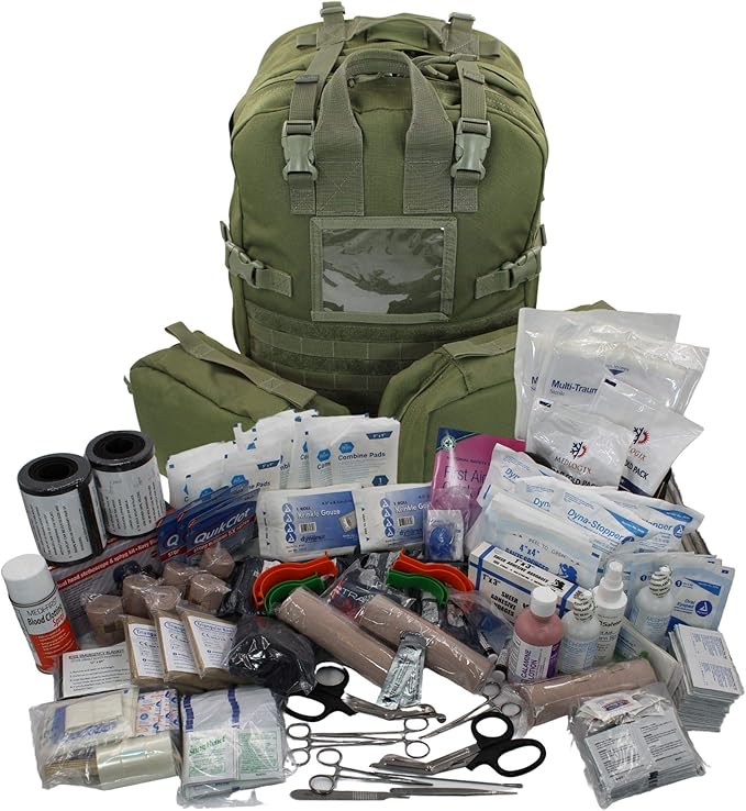 Luminary Stomp Medical Backpack Fully Stocked First Aid Trauma Kit Special by LuminaryGlobal
