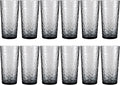 24-ounce Plastic Tumblers, Acrylic Drinking Glasses High-Balls, Reusable by ZAINCA