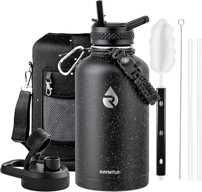 RAYMYLO 64oz Insulated Water Bottle, Triple Wall Vacuum Stainless Steel Water by RAYMYLO