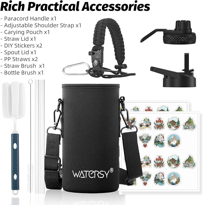 32oz Insulated Water Bottle, BPA Free&Leak Proof, Stainless Steel Water Flask - Image 7