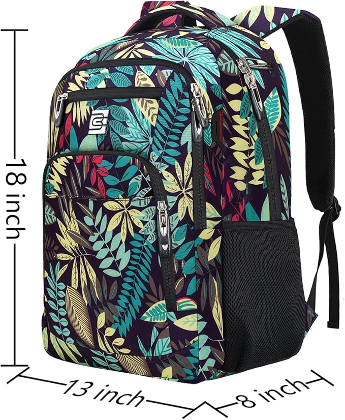 Volher Laptop Backpack, Business Travel Anti Theft Slim Durable Laptops Backpack - Image 4