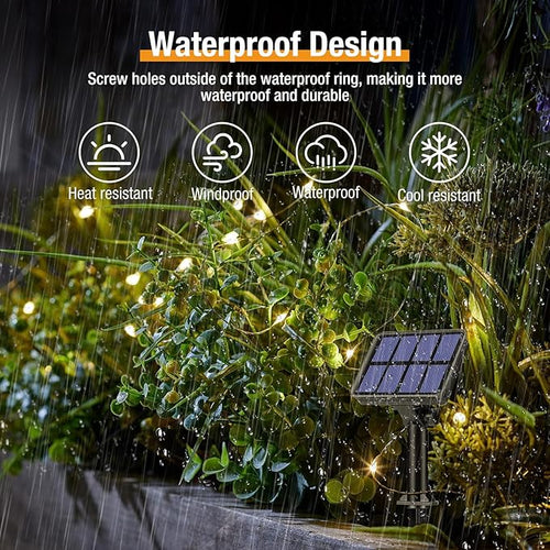 12 Pack Solar String Lights Outdoor, Total 960LED 396FT Solar Fairy Twinkle - Image 2