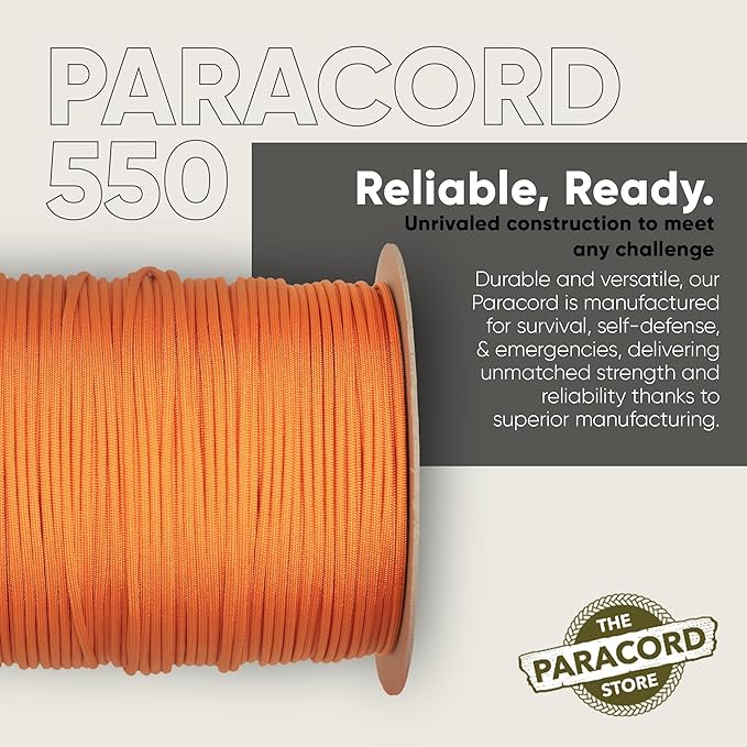 The Paracord Store | Type III 550 Paracord - 1000 FT Spool - Image 3