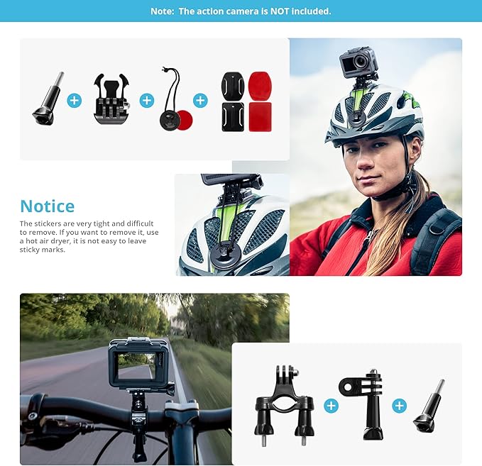 AKASO 42 in 1 Action Camera Accessories Kit - Image 5
