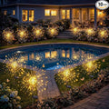 Solar Firework Lights, 10 Pack 120 LEDs 8 Lighting Modes Twinkle Solar Garden by Fairdeer