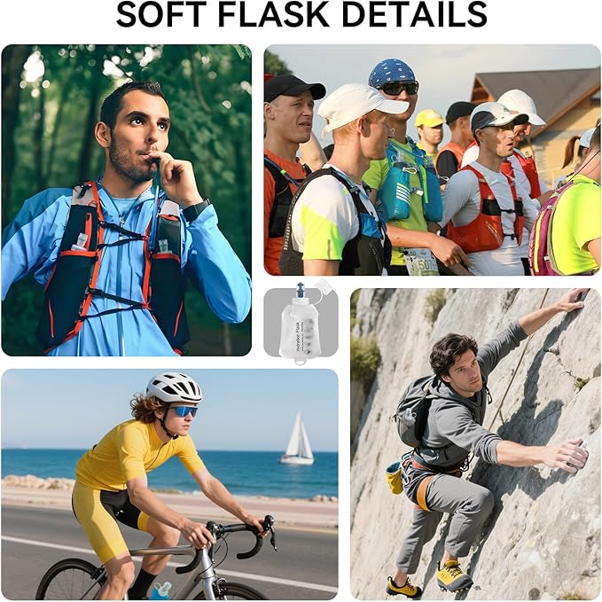 250ml Soft Flask Soft Water Bottle - Image 6