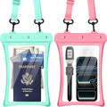 CACOE [Floatable Floating Universal IPX8 Waterproof Phone case 2 Pack-Up to by CACOE