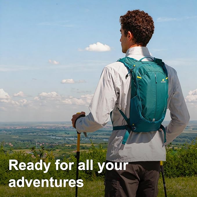 N NEVO RHINO Small Hiking & Trekking Backpack, 10L Lightweight Travel Backpack - Image 7