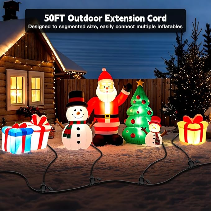 50FT Outdoor Extension Extension Cord - Image 7