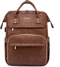 LOVEVOOK Leather Laptop Backpack by LOVEVOOK