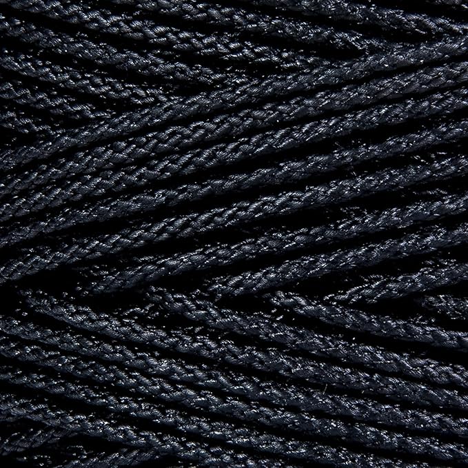 HONGDA Braided Black Nylon String, #18 Tarred Bank Line Twine, 487 Feet Black - Image 2