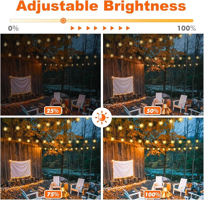150FT LED Outdoor String Lights - Image 4