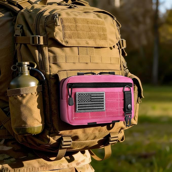 FRTKK Tactical Molle Admin Pouch Utility Laser Cut EDC Tool Pouch Bag - Image 4