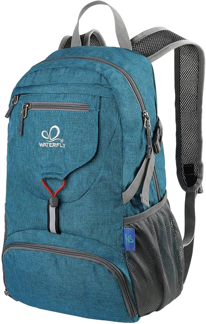 WATERFLY Small Lightweight Packable Backpack: 20l Ultra Light Foldable Travel - Image 9
