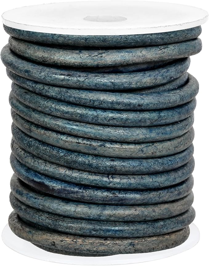 GENIQUE Real/Genuine Round Leather String Cord - Image 2