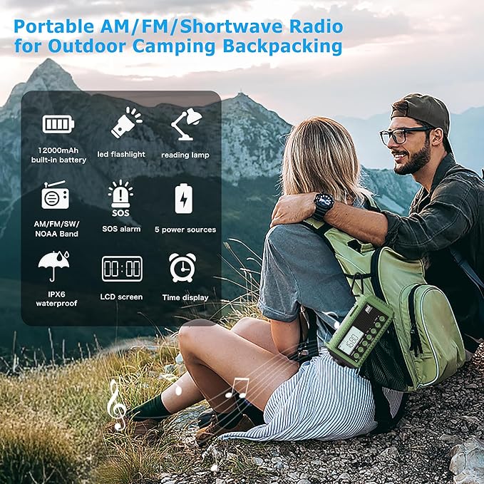 Eoxsmile NOAA Weather Radio 12000mAh - Image 7