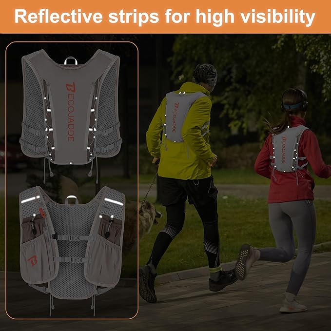 BECOJADDE Running Vest Hydration Backpack - Image 5