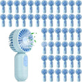 Rossesay 48 Pcs Mini Portable Fan Bulk Cute Handheld Lightweight Small Little by Rossesay