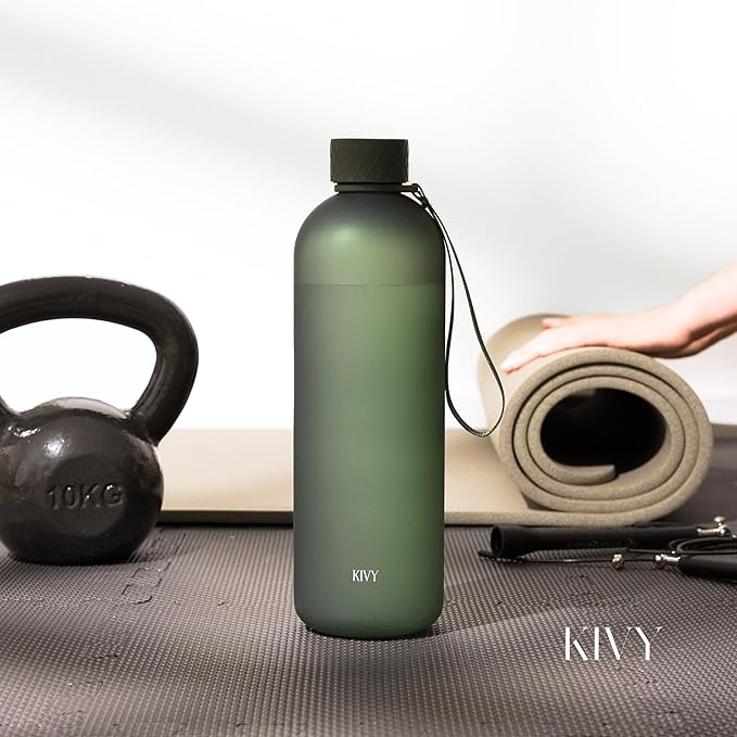 KIVY Large Water Bottle 50oz Fits Backpack & Cupholder - Image 7
