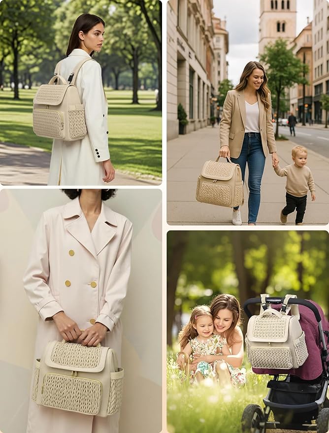 Awanhe Diaper Bag Backpack, Baby Bag - Image 2