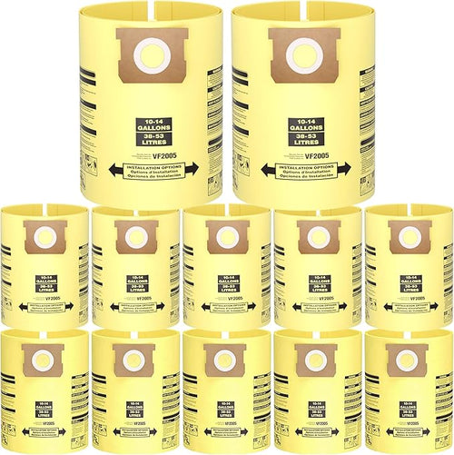 12 Pack 10-14 Gallon Vacuum Bags by LOSKLENO