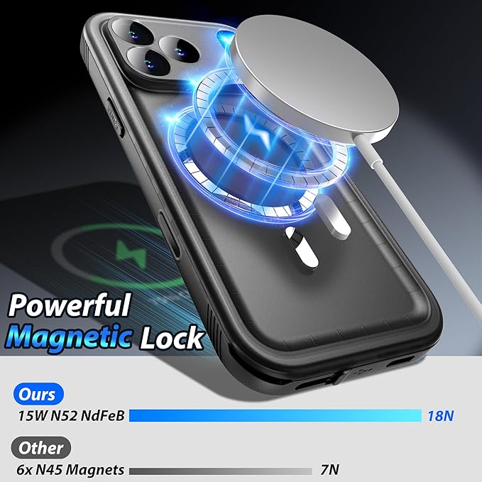 SPORTLINK for iPhone 17 Pro Max Case, IP68 Waterproof Military Protective Full - Image 8