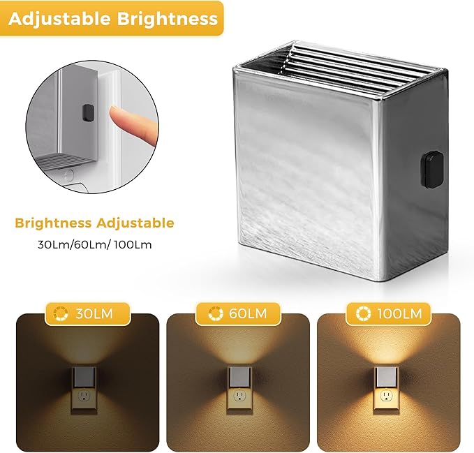 L LOHAS LED Night Light, Night Lights Plug into Wall, Dimmable Night Light - Image 3