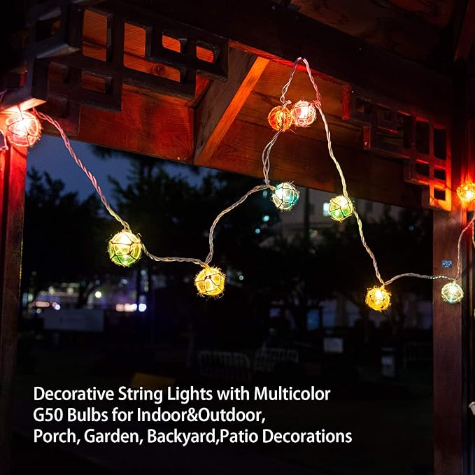 Brillarlights Nautical Fishing Float String Lights, Beach Themed Buoy Lights - Image 2
