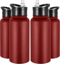 VEGOND 32 oz Insulated Water Bottle Bulk Stainless Steel Metal Water Bottles by VEGOND