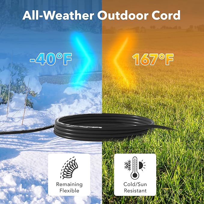 BN-LINK 15 ft Indoor/Outdoor Extension Cord 16/3 SJTW, Water & Weather Resistant - Image 5