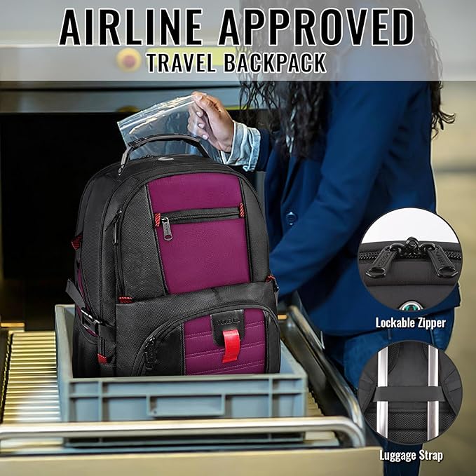 YOREPEK Large Backpack for Men, Extra Large Laptop Backpacks for Men Women - Image 5