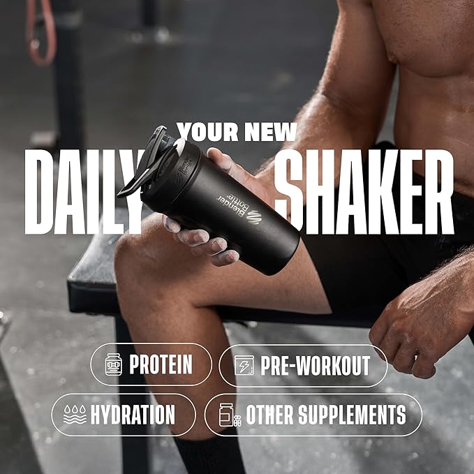 BlenderBottle Strada Shaker Cup Insulated Stainless Steel Water Bottle - Image 6