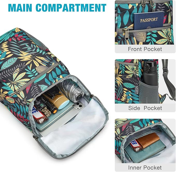 G4Free Lightweight Packable Hiking Backpack - Image 7