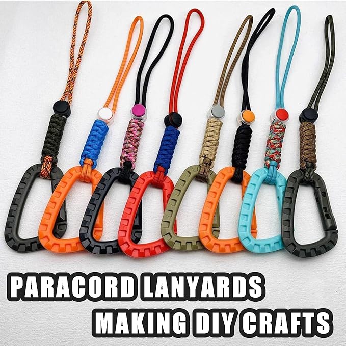 Tactical Gear Carabiner Keychain Clip Plastic D-Rings Large Key Chain Heavy - Image 7