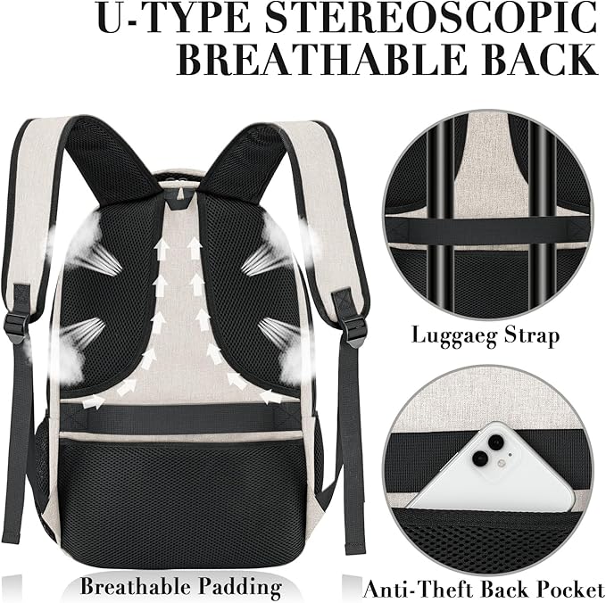 BIKROD Backpack for Women and Men, Extra Large School Backpacks for Teens - Image 6