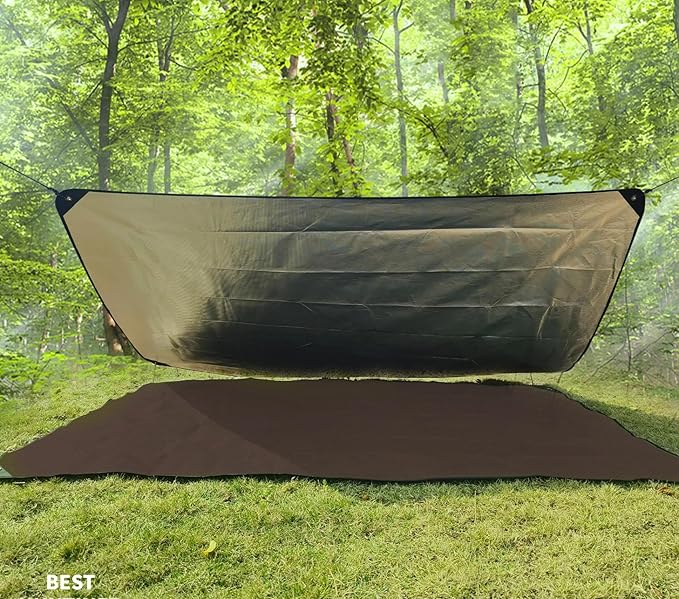 Heavy Duty Survival Blanket -Multifunctional Reflective Tarp Thermal Blanket - Image 5
