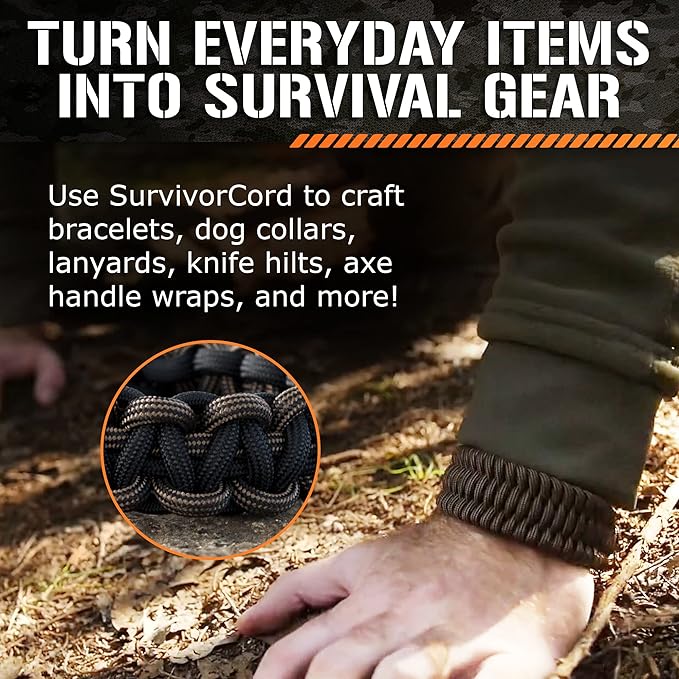TITAN Survival Patented Paracord 550 - 25ft - Image 4