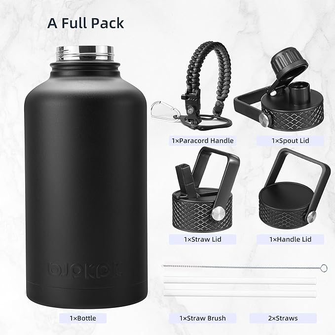 BJPKPK Half Gallon Insulated Water Bottles - Image 4