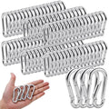 200Pack M5 Spring Snap Hooks Carabiner, 3/16" Heavy Duty Carabiner Clips Chain by REDOVANT