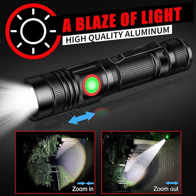 DARKBEAM LED Flashlights Rechargeable USB 2000 High Lumens, Small and Bright - Image 2