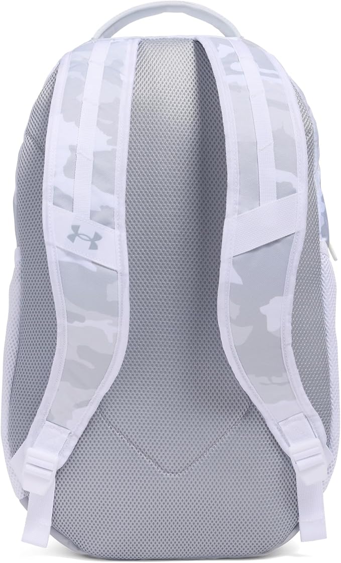 Under Armour Hustle 6.0 Backpack, Mod Gray/Metallic Silver, One Size - Image 2