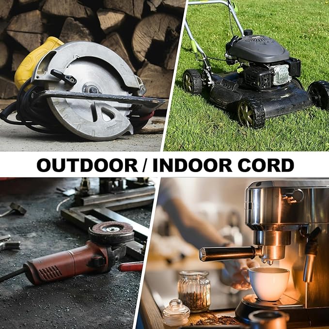EP 50FT Green Outdoor Extension Cord, 16/3 SJTW Heavy Duty Waterproof, 3 Prong - Image 7