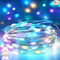 4-Pack Easter Lights Battery Operated, Pastel Fairy Lights by EXF