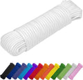 TECEUM Rope – 90 Feet x 3/8 Inch – White – Strong All-Purpose Utility Rope – by TECEUM