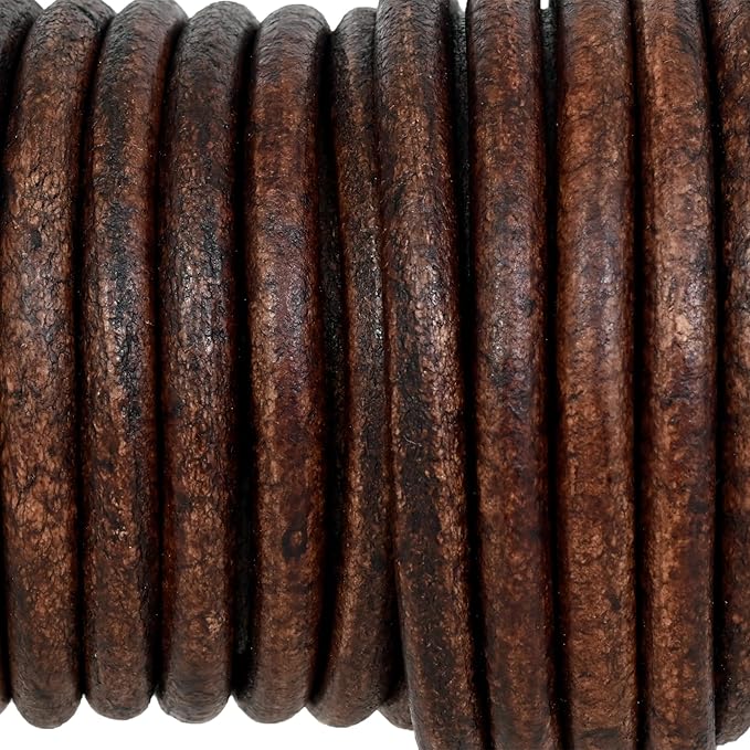 GENIQUE Real/Genuine Round Leather String Cord - Image 3